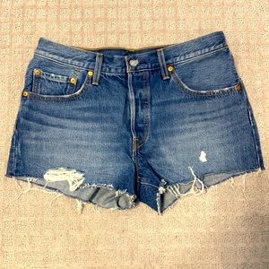Levi’s denim cut off shorts